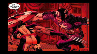 short comic . capitan america vs guepardo 2