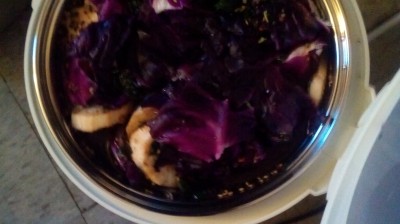 SHOWING OFF THE FOOD I PREPARED.