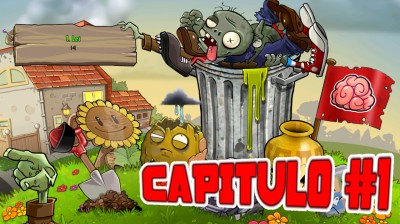 Jugando Plants Vs Zombie 1 Capitulo 1
